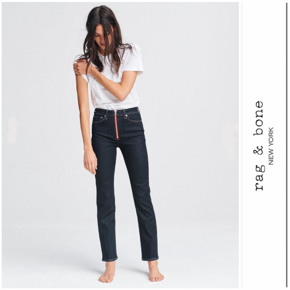 Rag & Bone High Rise Cigarette Jeans